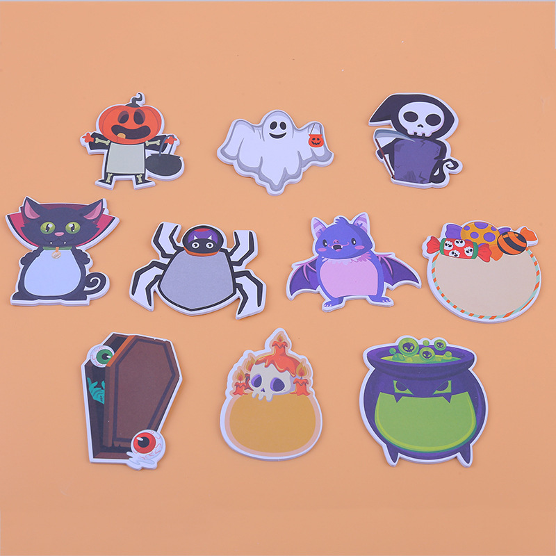 Stationery Books - 200Pages Halloween thème bloc-Notes ensemble Notes