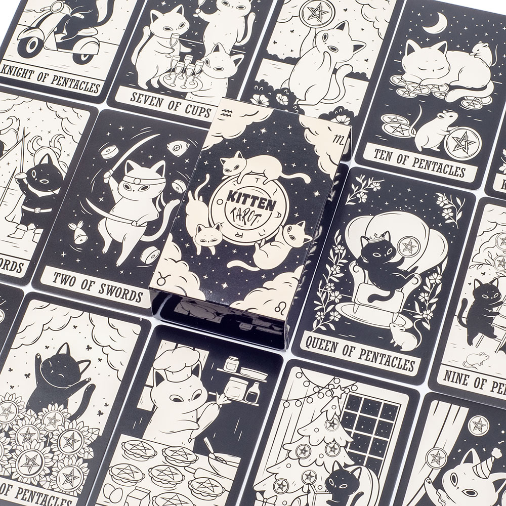 Jeu de cartes de tarot Kitten, - Tarot Deck With Guidebook avis et prix