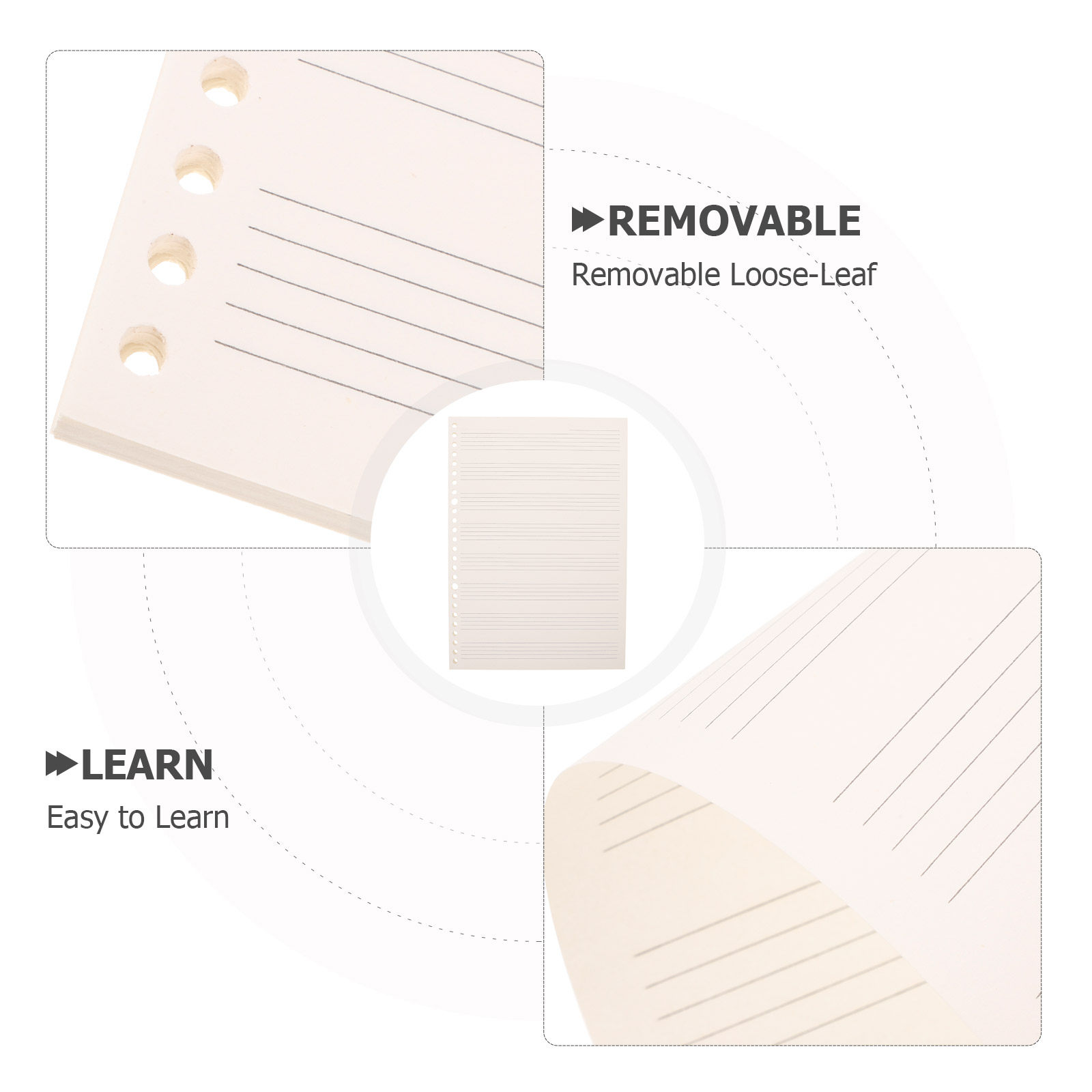 3 pièces, carnet de partition  - Blank Sheet Music Notebook avis et prix