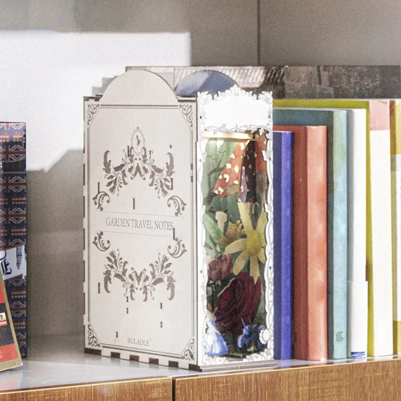 Serre-livres de voyage de jard - Diy Wooden Book Nook Kit Shelf Insert avis et prix